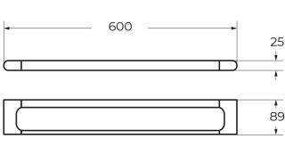 Полотенцедержатель Art&Max Platino AM-E-3924AL хром
